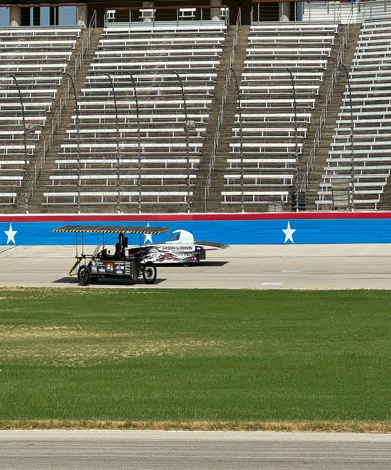 passing on the track